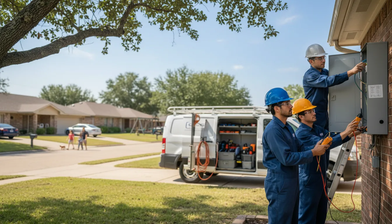 Certified electrician providing emergency electrical services in Saint Stephen, MN